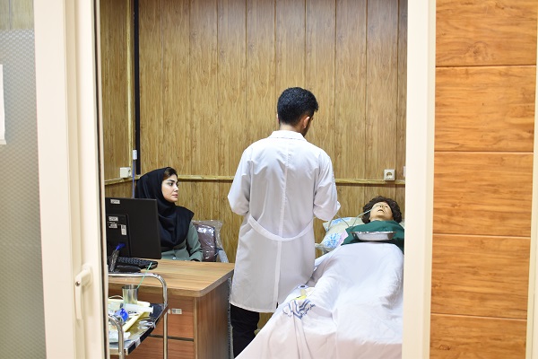 fبرگزاری امتحان اسکی گروه پرستاری