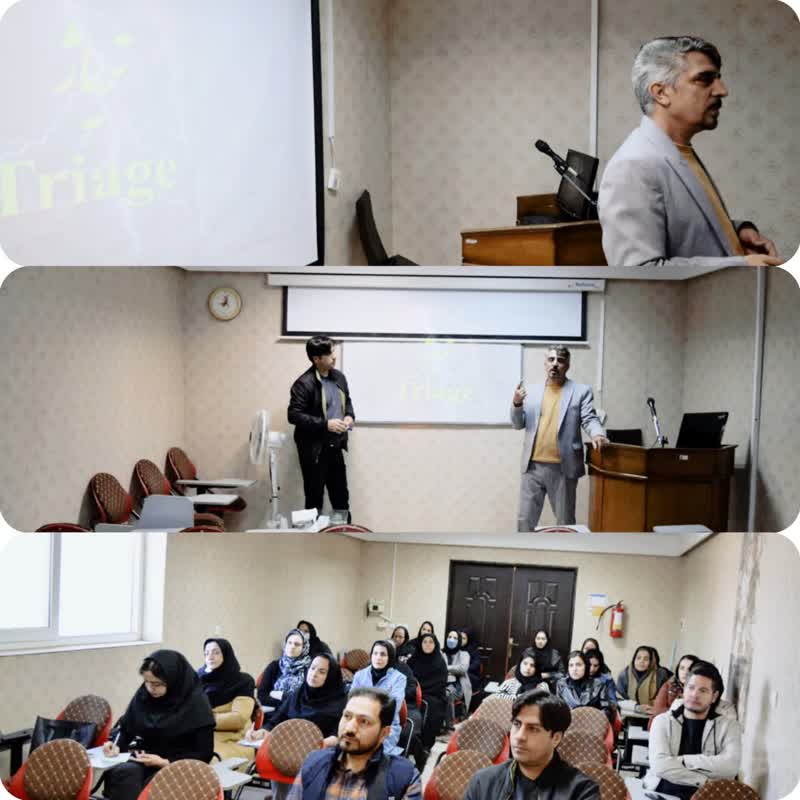 برگزاری کارگاه آموزشی تریاژ به روش ESI و START 