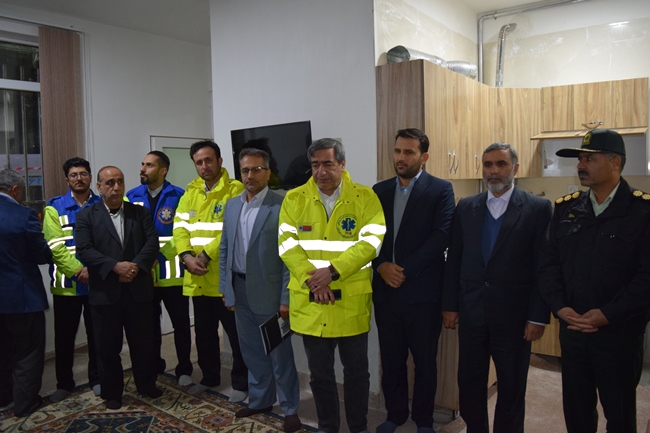 افتتاح پایگاه اورژانس